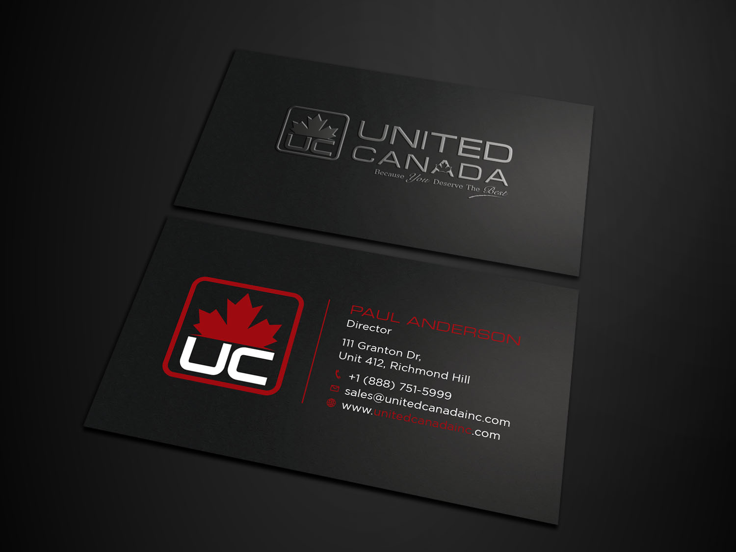 Letterhead Design by Tripti Ranjan Gain for United Canada Inc. | Design #23057586