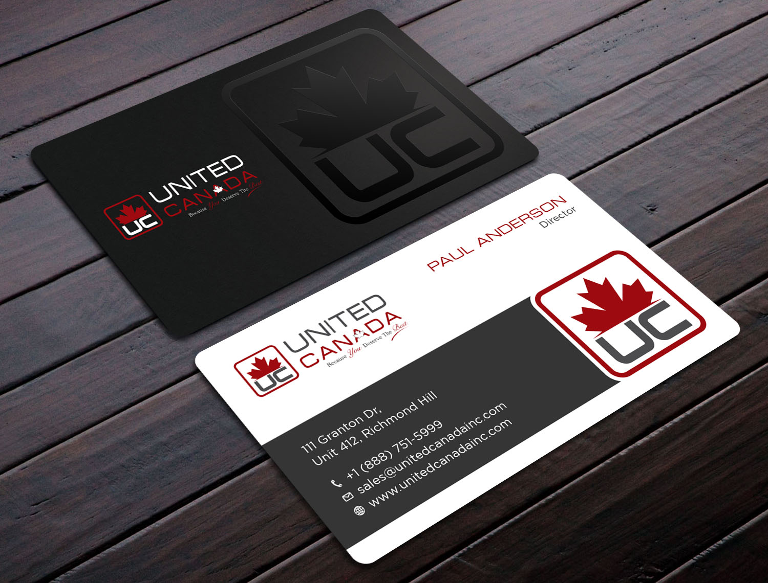 Letterhead Design by Tripti Ranjan Gain for United Canada Inc. | Design #23057589