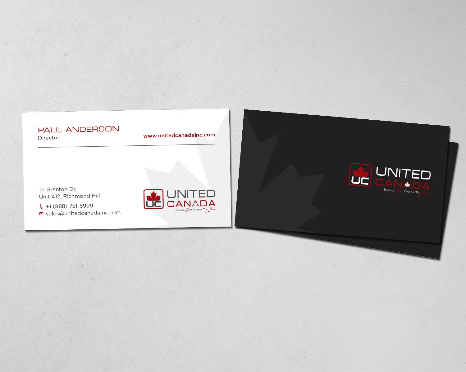Letterhead Design by Tripti Ranjan Gain for United Canada Inc. | Design #23057599