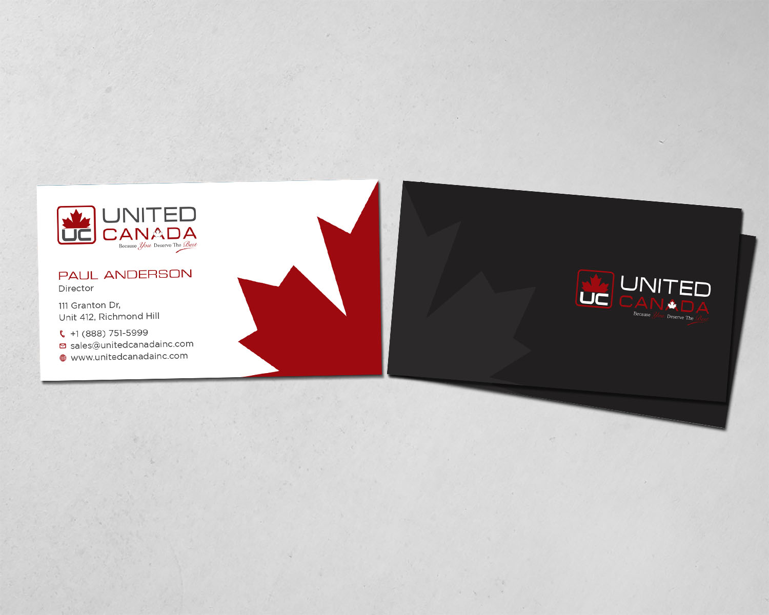 Letterhead Design by Tripti Ranjan Gain for United Canada Inc. | Design #23057602