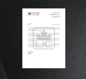 Letterhead Design by Senthil Kumaar V for United Canada Inc. | Design: #23294494