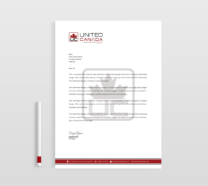 Letterhead Design by Senthil Kumaar V for United Canada Inc. | Design: #23294497