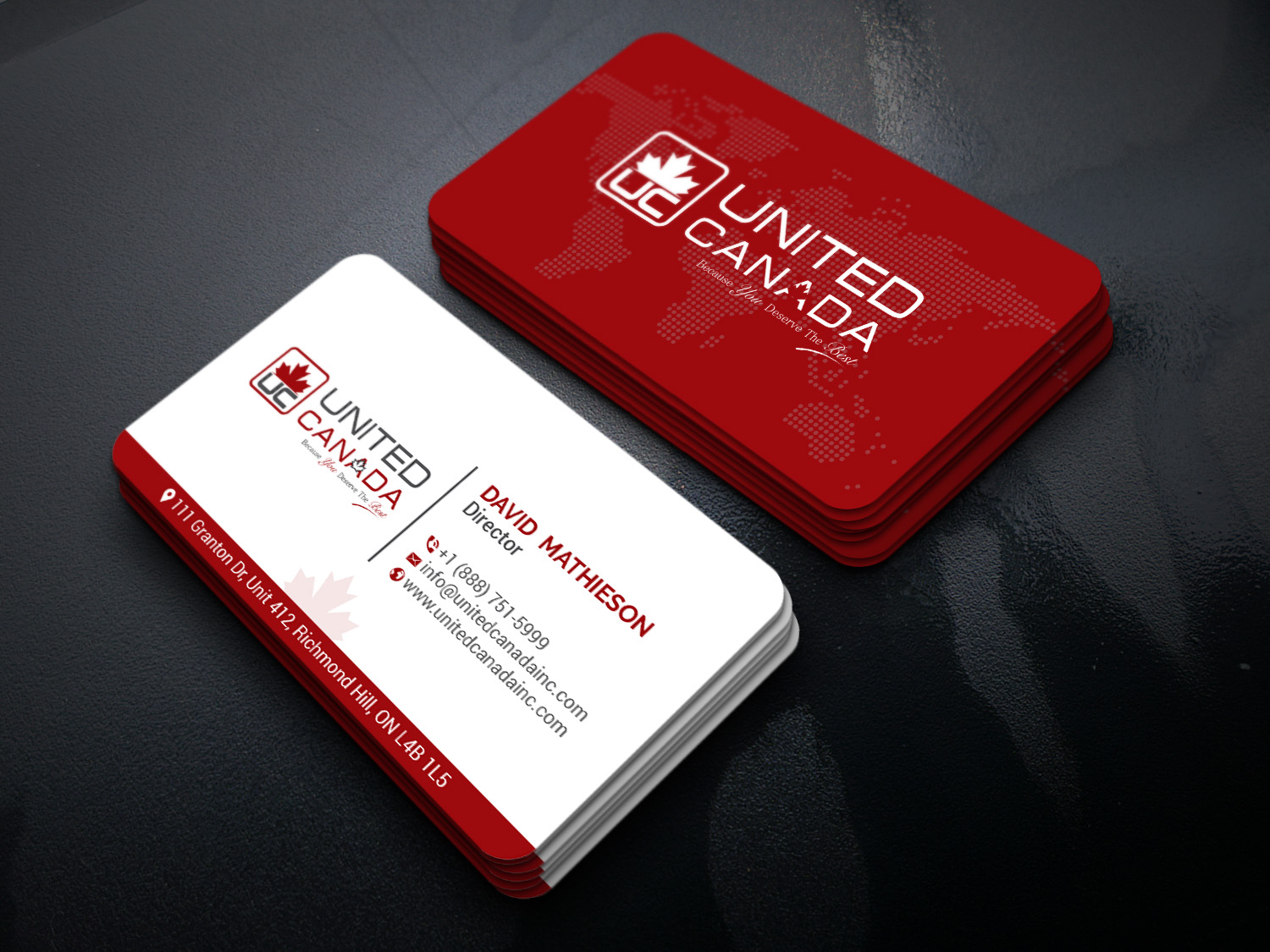 Letterhead Design by R.design for United Canada Inc. | Design #23035591