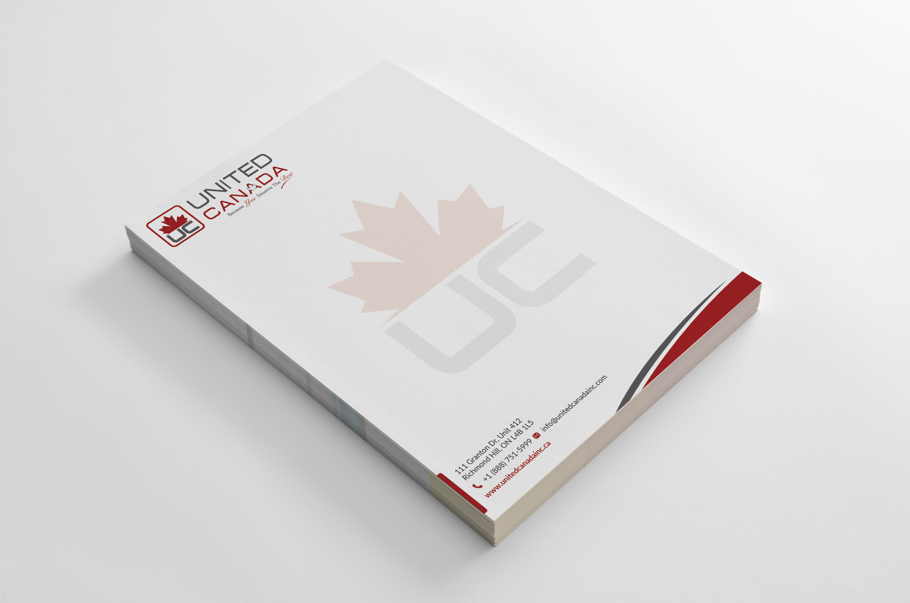Design En-Tête par KamrunRumy pour United Canada Inc. | Design #23053944