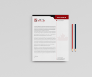 Letterhead Design by Uttom 2 for United Canada Inc. | Design: #23120900
