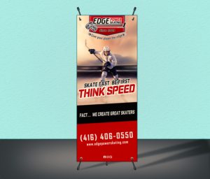 Diseño de Señalética por TGDesigns para Edge Power Skating Inc. | Diseño: #23053259