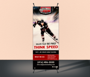 Diseño de Señalética por TGDesigns para Edge Power Skating Inc. | Diseño: #23073875