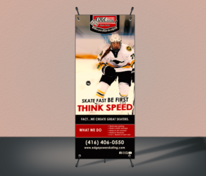 Diseño de Señalética por TGDesigns para Edge Power Skating Inc. | Diseño: #23073877