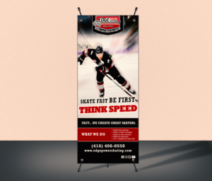 Diseño de Señalética por TGDesigns para Edge Power Skating Inc. | Diseño: #23073880