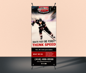 Diseño de Señalética por TGDesigns para Edge Power Skating Inc. | Diseño: #23073892