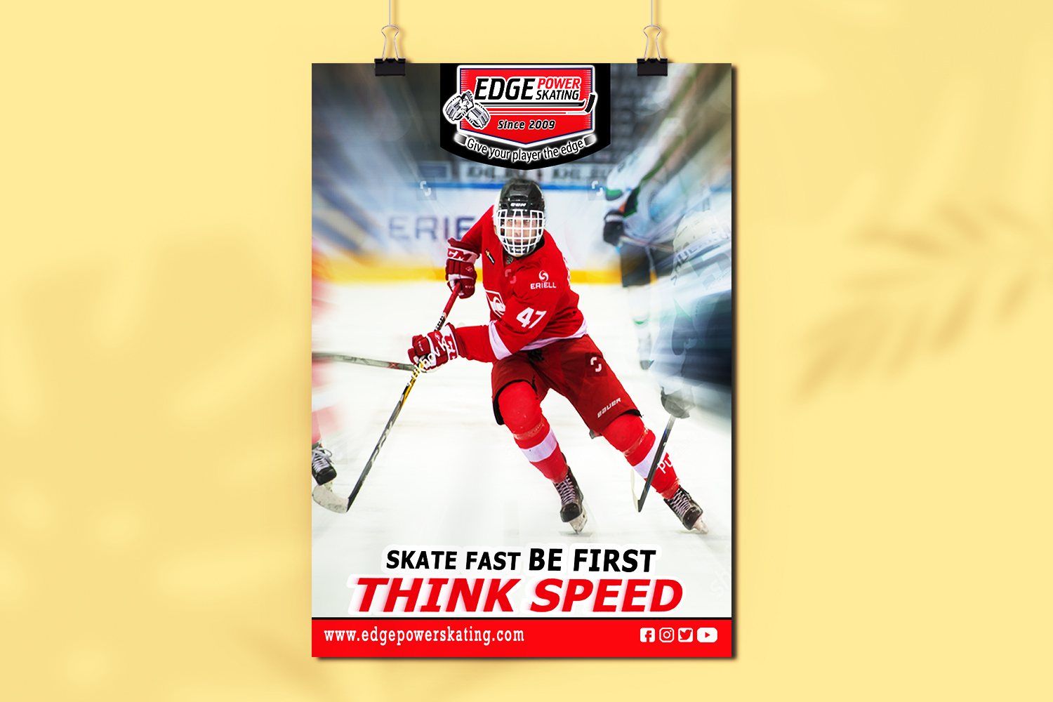 Signage Design by TGDesigns for Edge Power Skating Inc. | Design #23086481