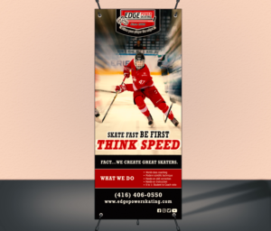 Signage Design by TGDesigns for Edge Power Skating Inc. | Design: #23086511