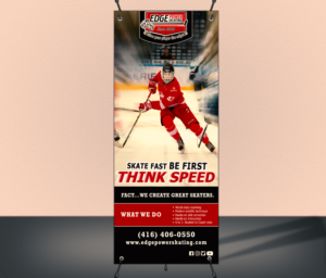 Signage Design by TGDesigns for Edge Power Skating Inc. | Design: #23086512