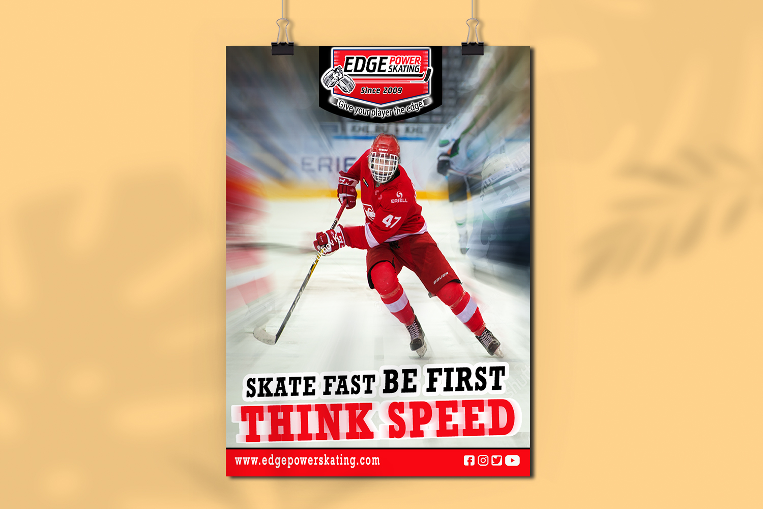 Signage Design by TGDesigns for Edge Power Skating Inc. | Design #23095324