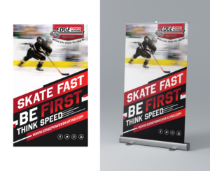 Signage Design by Impressive Solutions for Edge Power Skating Inc. | Design: #23068524