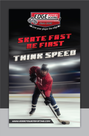 Signage Design by Deziners Zone for Edge Power Skating Inc. | Design: #23033746