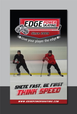 Signage Design by Deziners Zone for Edge Power Skating Inc. | Design: #23050059