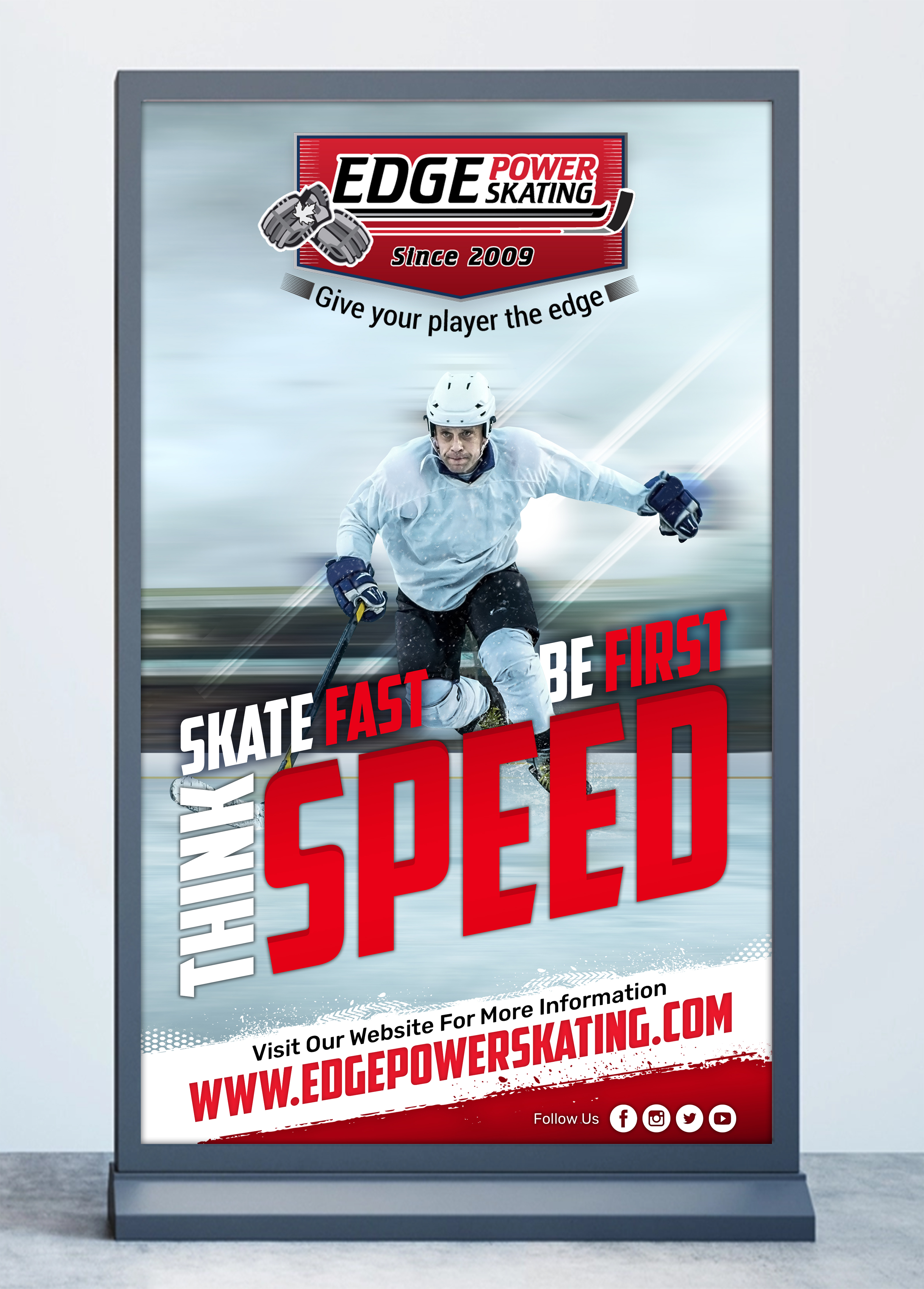 Schilder-Design von SAI DESIGNS für Edge Power Skating Inc. | Design #23117684