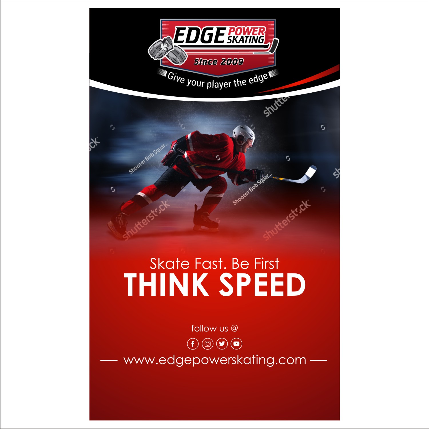 Design de Panneau par DG+ pour Edge Power Skating Inc. | Design #23039197