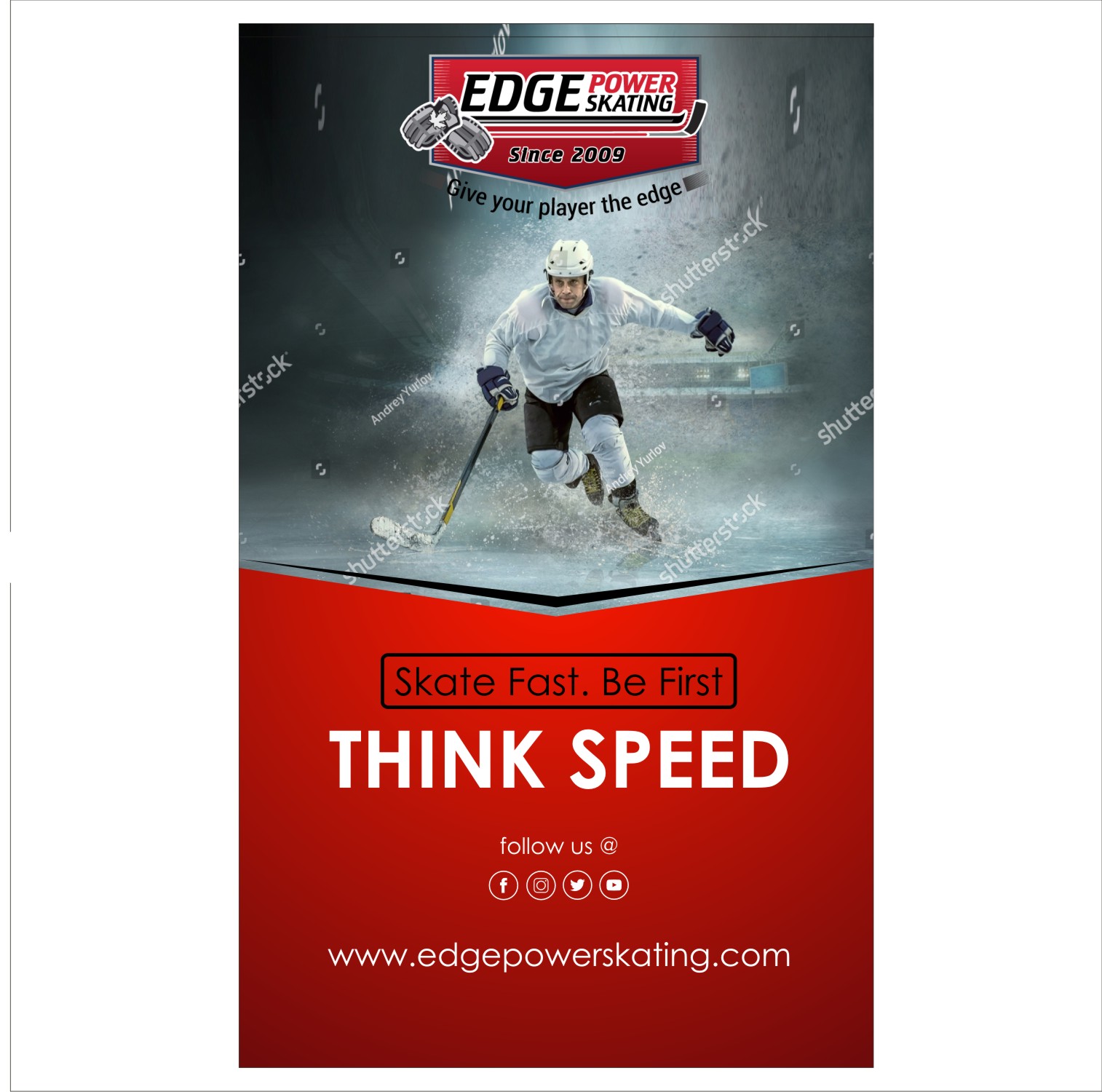 Design de Panneau par DG+ pour Edge Power Skating Inc. | Design #23039331