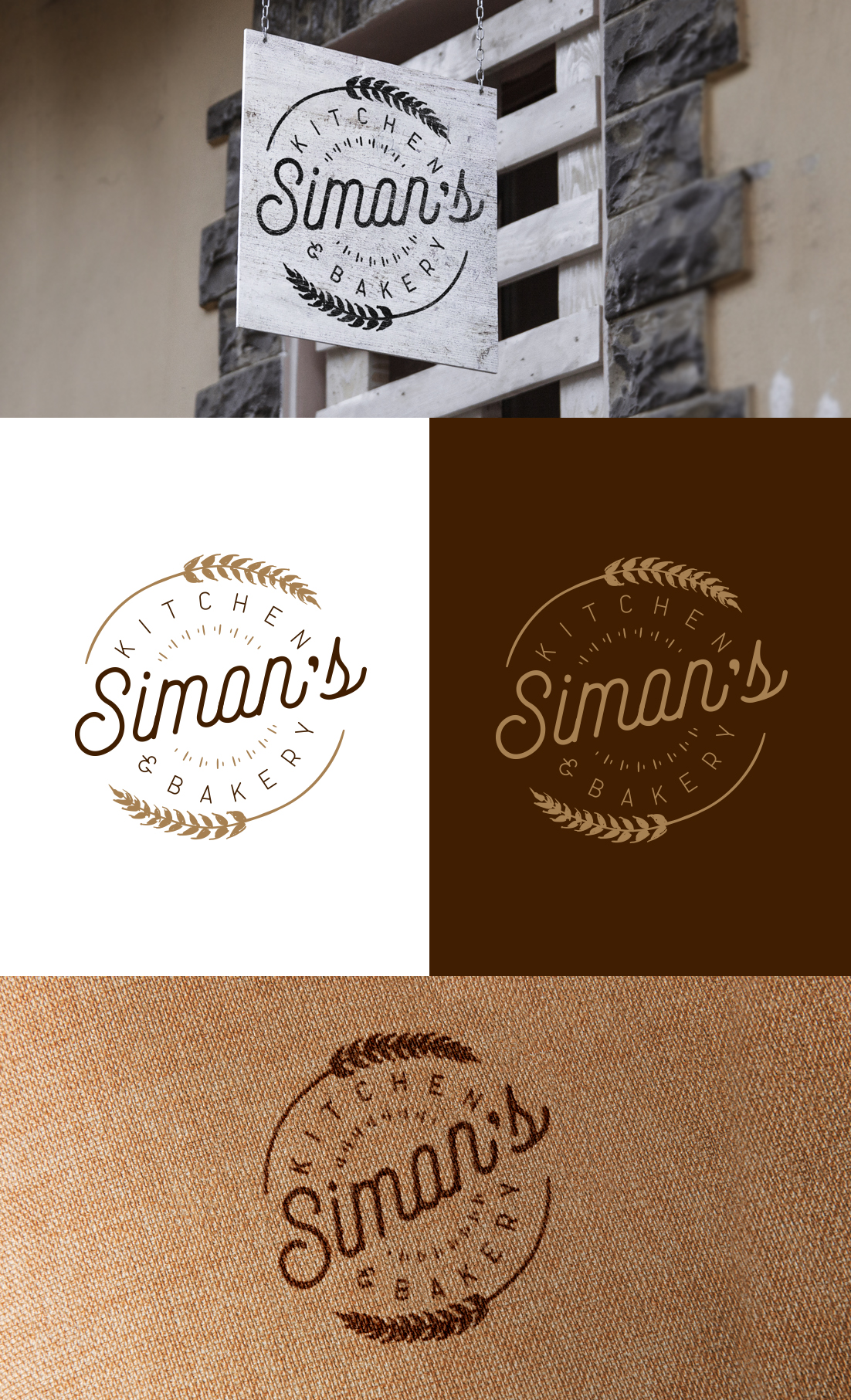 Logo Design by GLDesigns for Simon's Kitchen and Bakery | Design #23038241