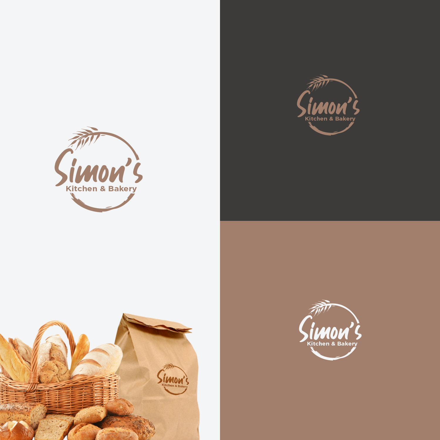 Logo Design by acidcraft for Simon's Kitchen and Bakery | Design #23038764