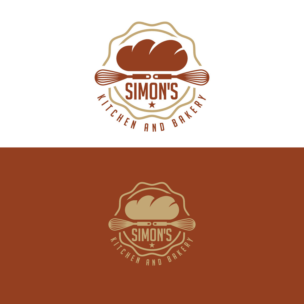 Logo Design by Graphic Bricks for Simon's Kitchen and Bakery | Design #23033876
