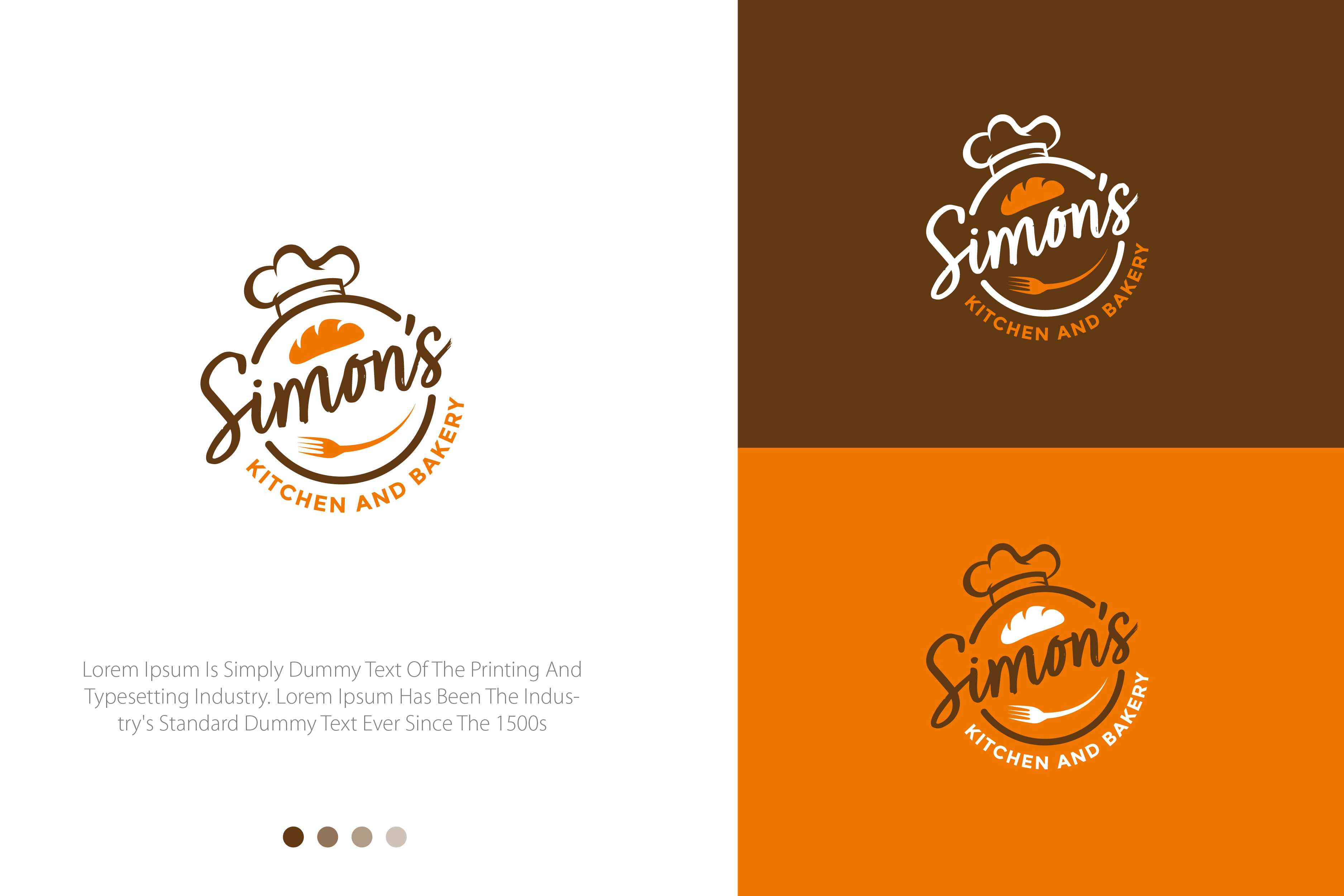 Logo Design by Farooq Zahid for Simon's Kitchen and Bakery | Design #23037147