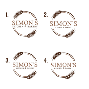 Simon's Kitchen and Bakery | Logo Design by Cactus Designs