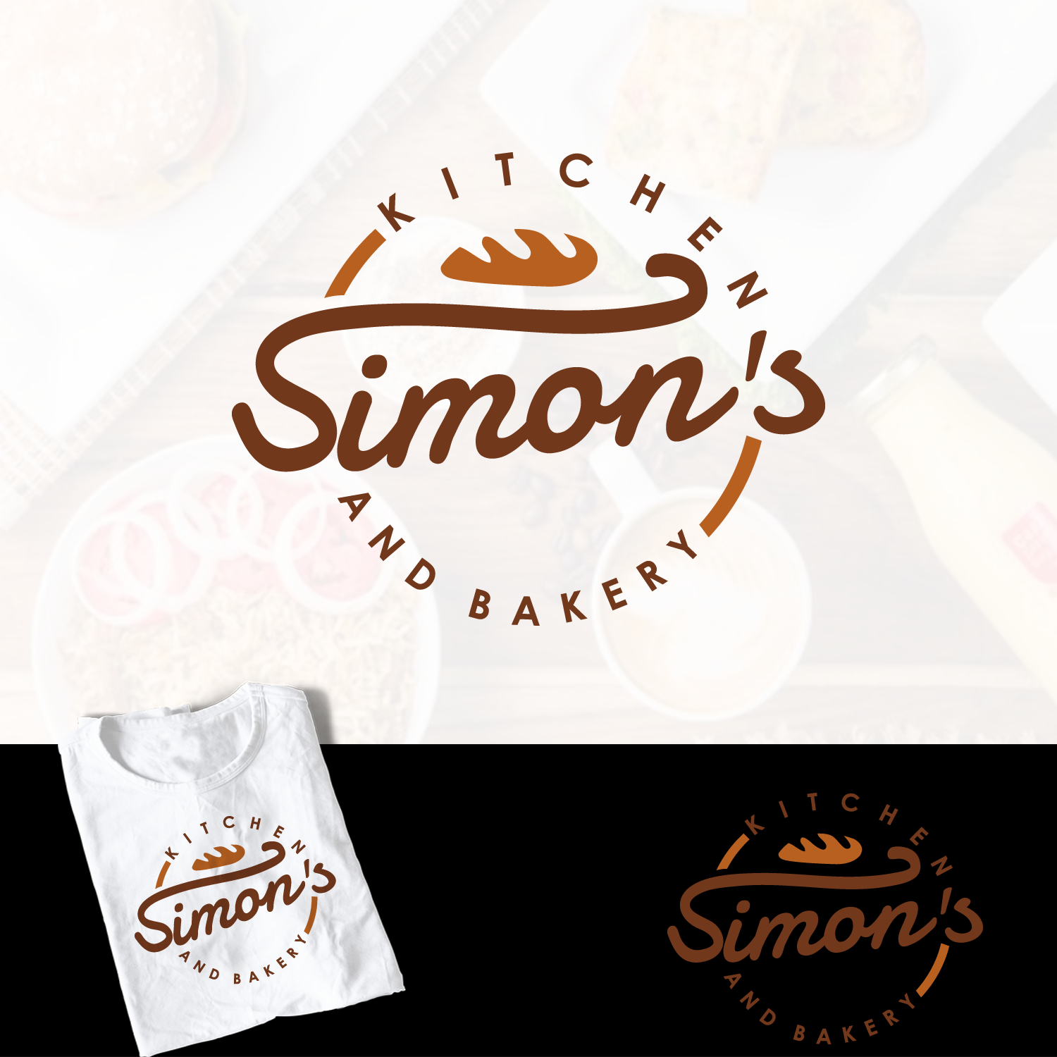 Logo Design by TRHZ for Simon's Kitchen and Bakery | Design #23034196