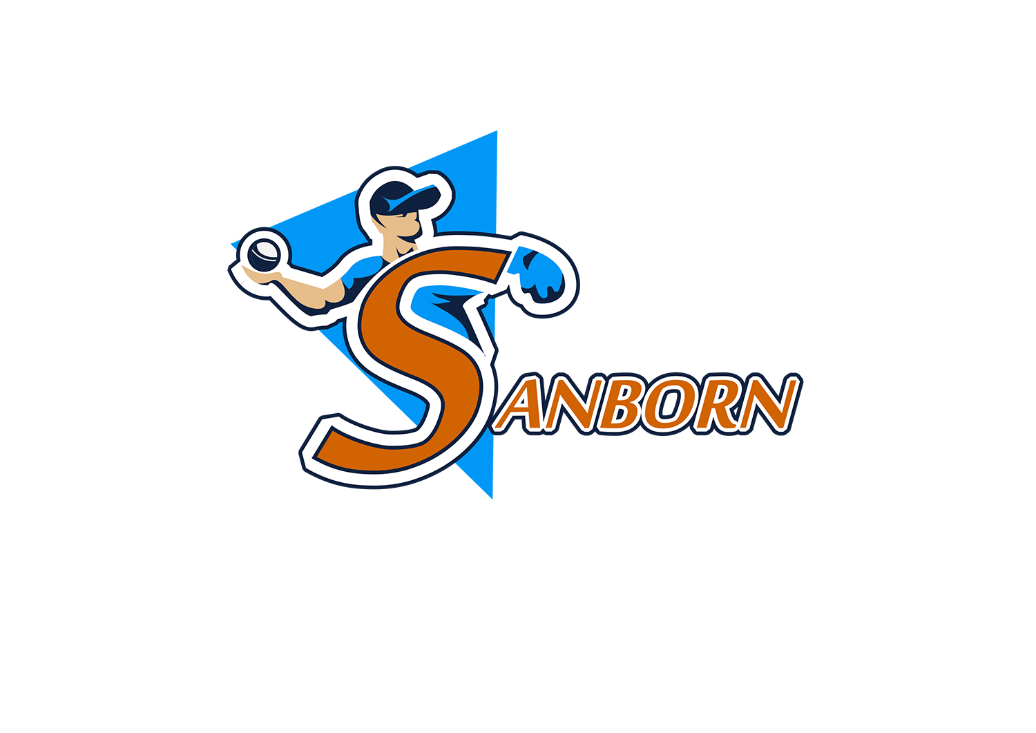 Logo Design by nanocb72 for Sanborn Baseball Softball Association | Design #23033329