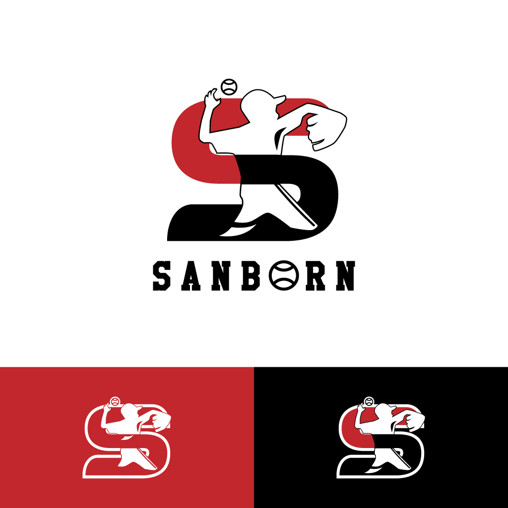 Logo Design by Mhipzi for Sanborn Baseball Softball Association | Design #23033669