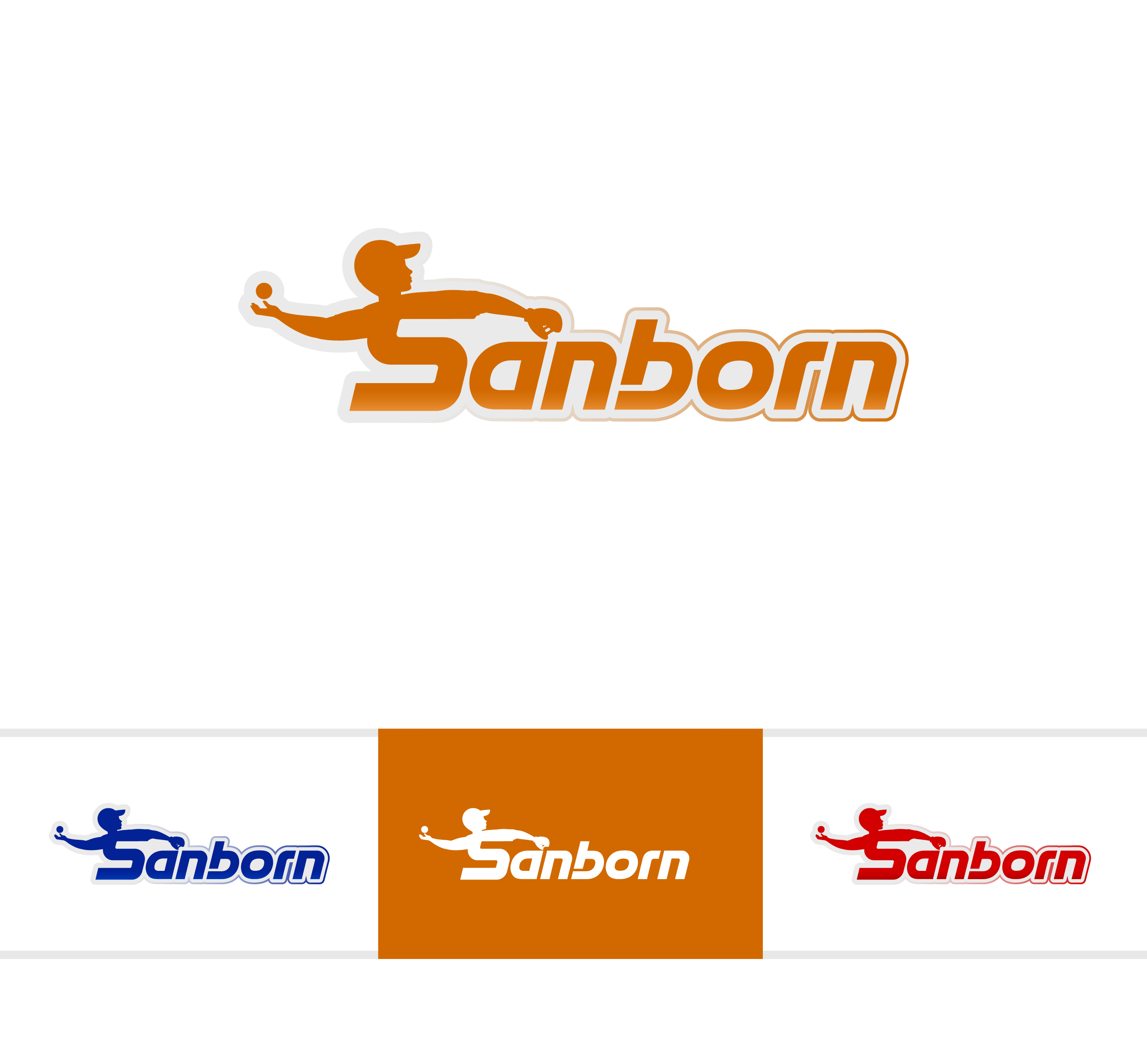 Logo-Design von Graphics Farrukh 2 für Sanborn Baseball Softball Association | Design #23039517
