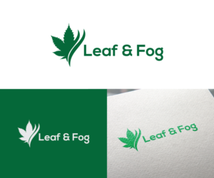 Leaf and Fog or Leaf & Fog | Logo Design by larismanis