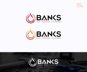 BANKS GAS HEATING & PLUMBING | Logo-Design von step forward 2