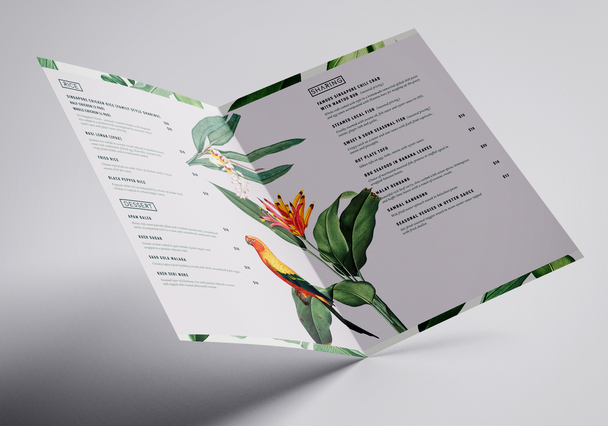 Menu Design by TANbenny for this project | Design #23090090