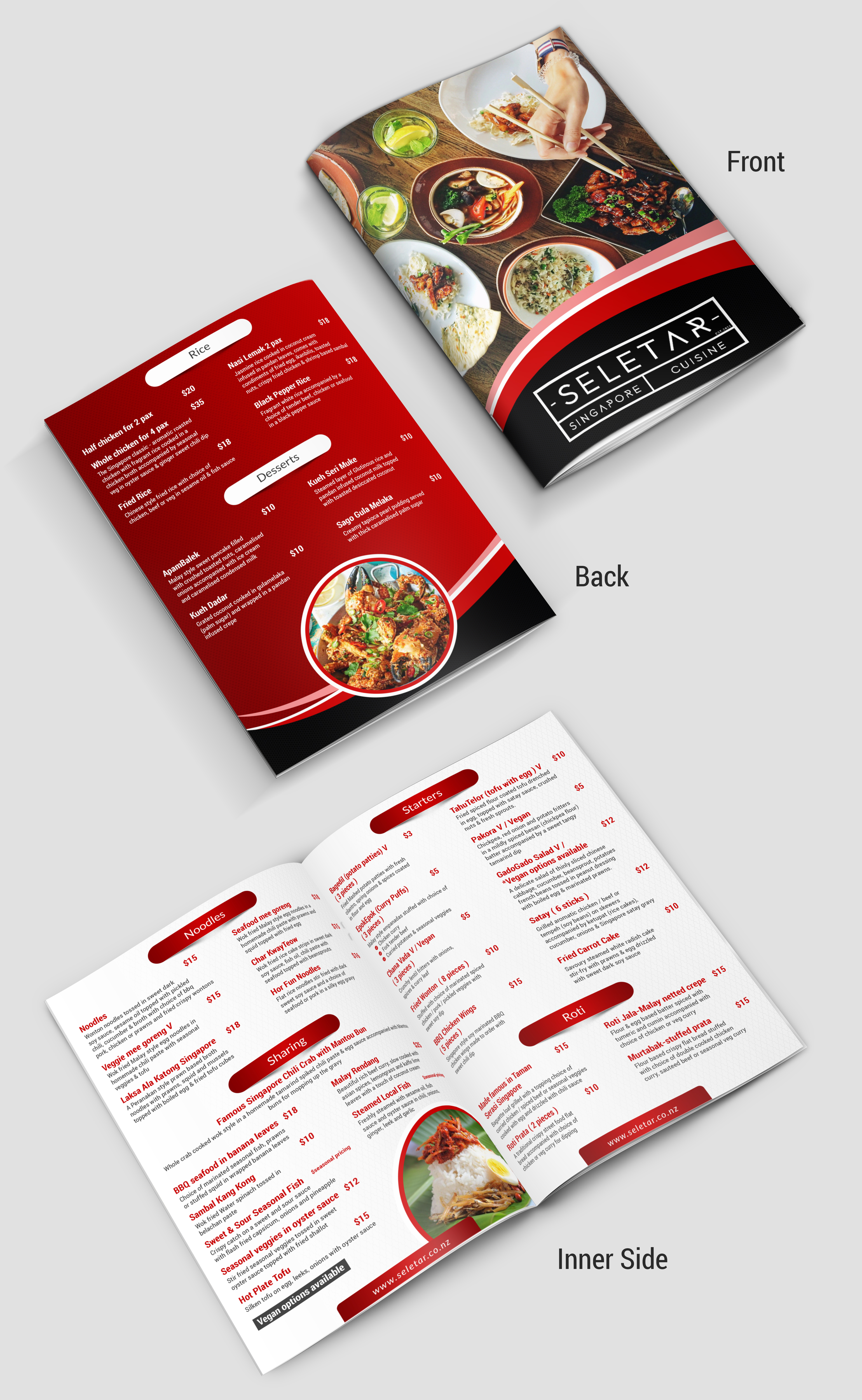 Menu Design by SAI DESIGNS for this project | Design #23042524