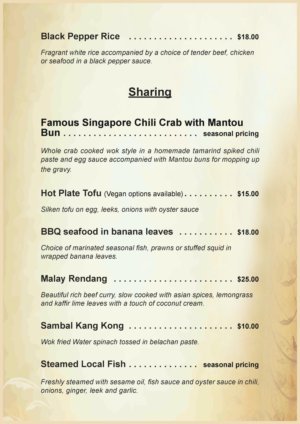 Menu Design by Ewa 3 for this project | Design: #23082984