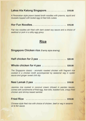 Menu Design by Ewa 3 for this project | Design: #23082987