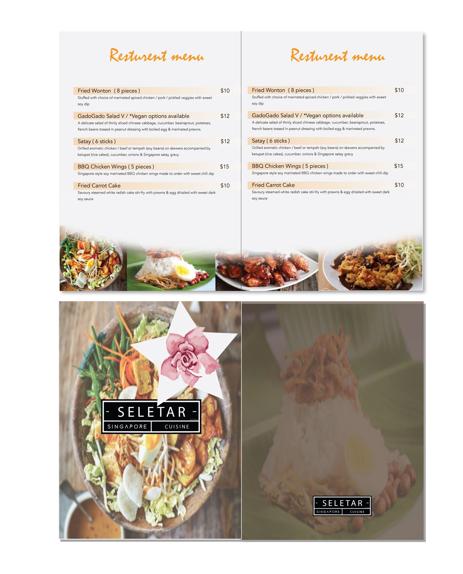 Menu Design by zumur 2 for this project | Design #23038893