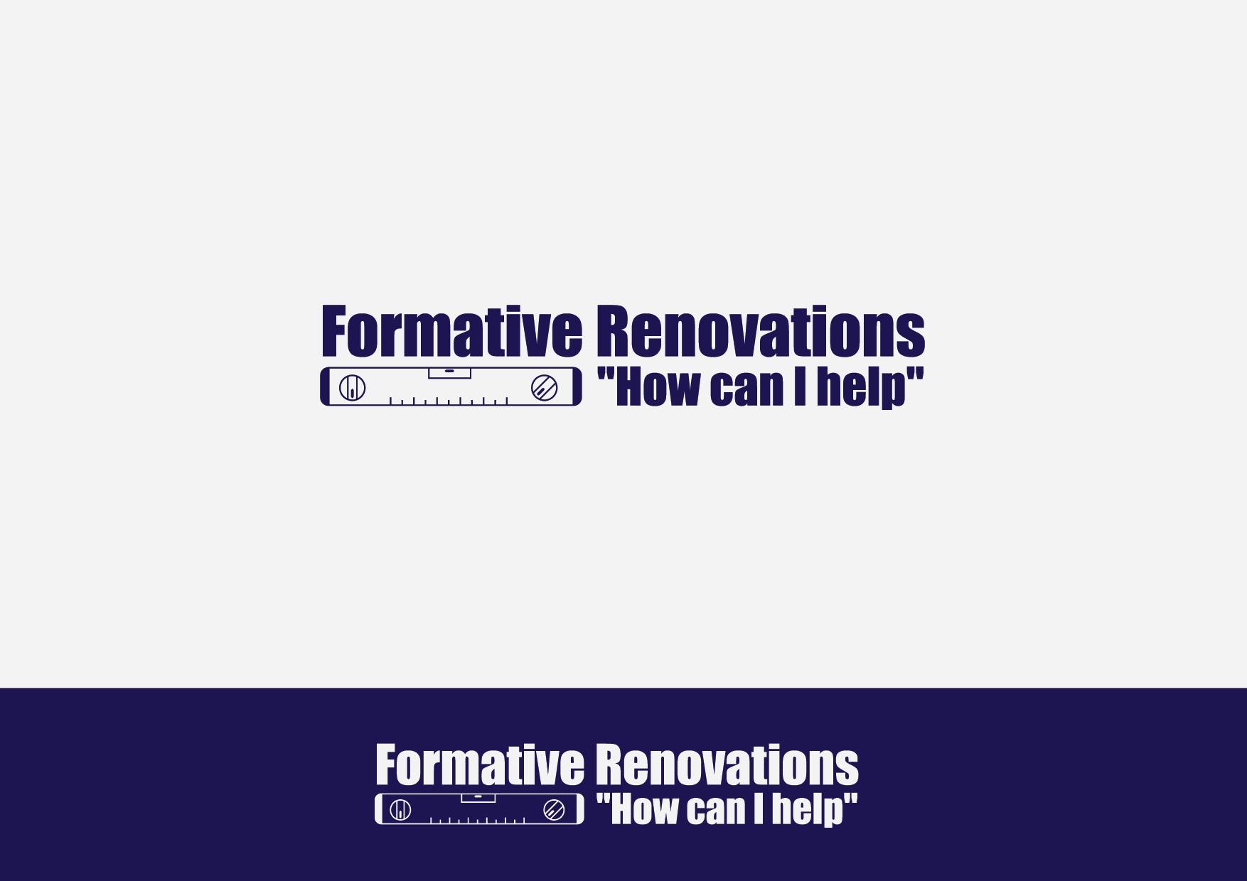Logo Design by MenaGraphics for Formative renovations  | Design #23034818