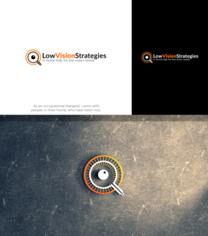 Low Vision Strategies  (tag line) In home help for low vision needs. | Diseño de Logo por JohnM.