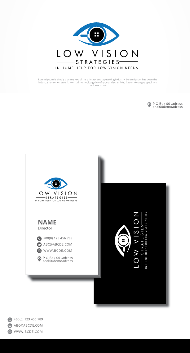 Logo Design by graphicevolution for Low Vision Strategies | Design #23039072