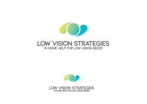 Low Vision Strategies  (tag line) In home help for low vision needs. | Logo Design by MenaGraphics