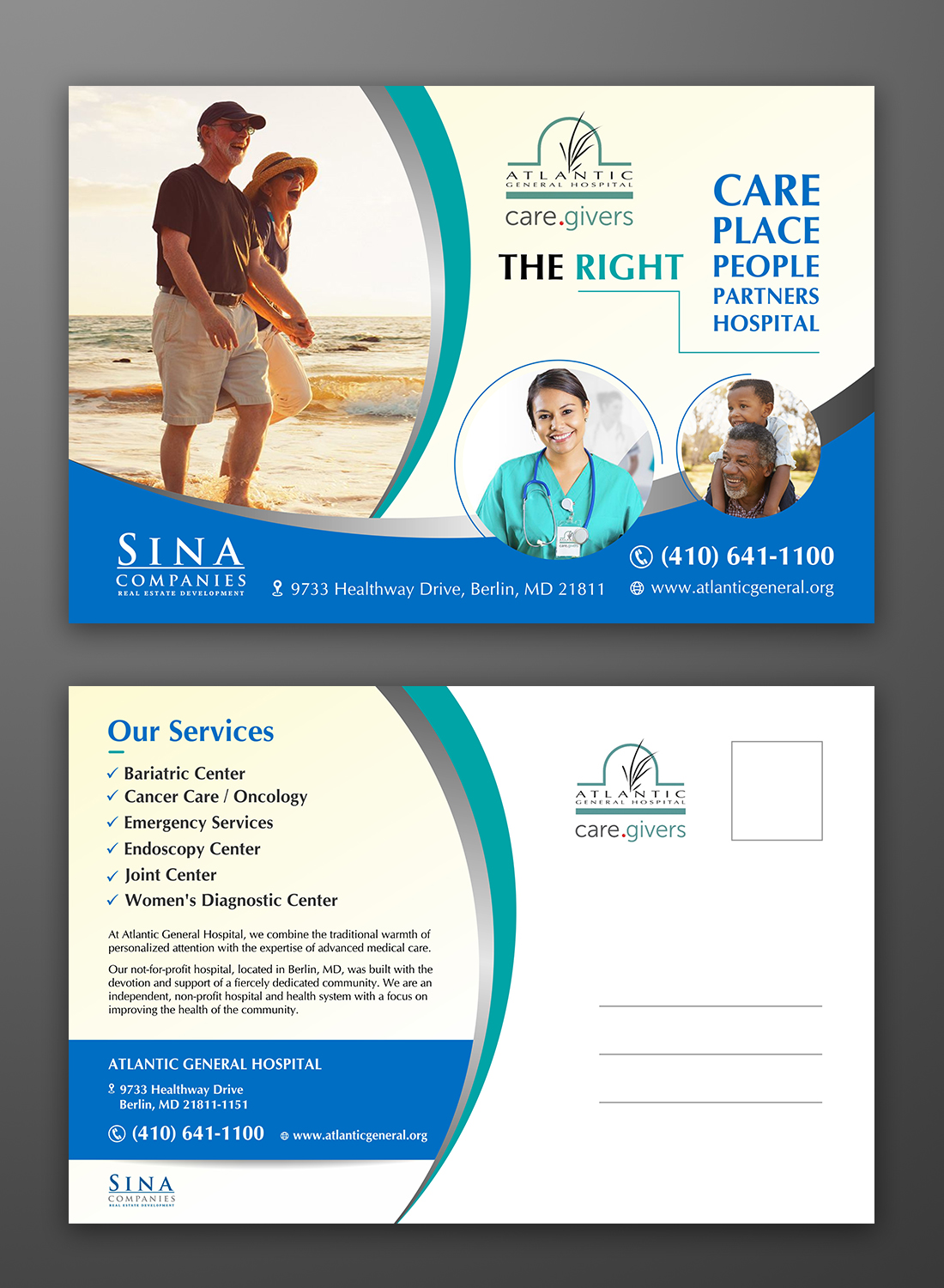 Postkarten-Design von OwnDesign für Sina Companies LLC | Design #23209759