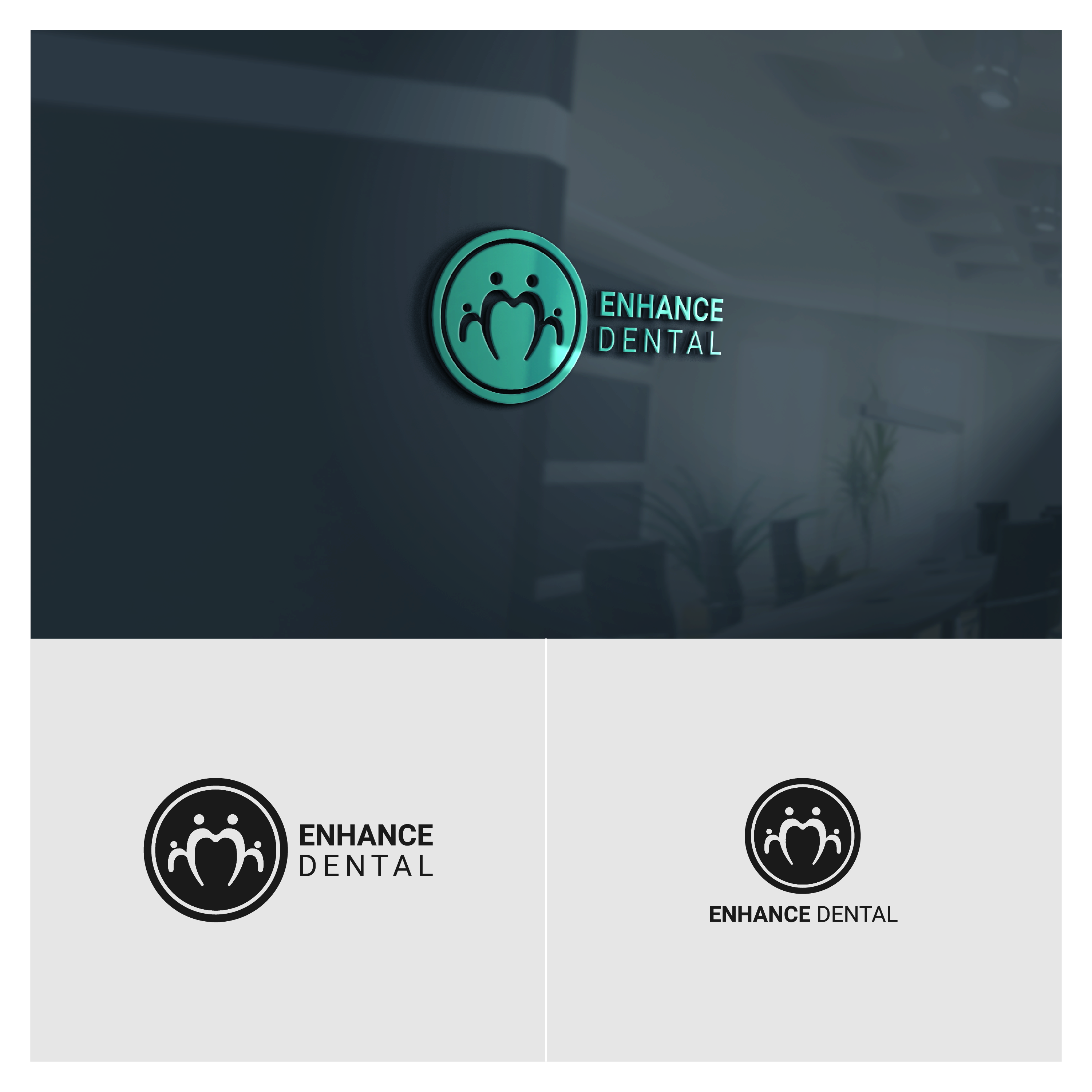 Logo Design by Zahid9692 for Enhance Dental | Design #23046436