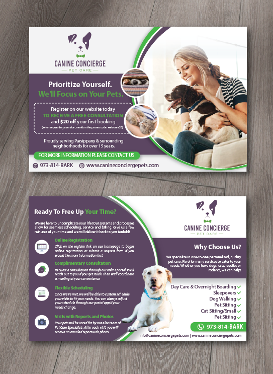 Graphic Design by alex989 for Canine Concierge LLC | Design #23042991