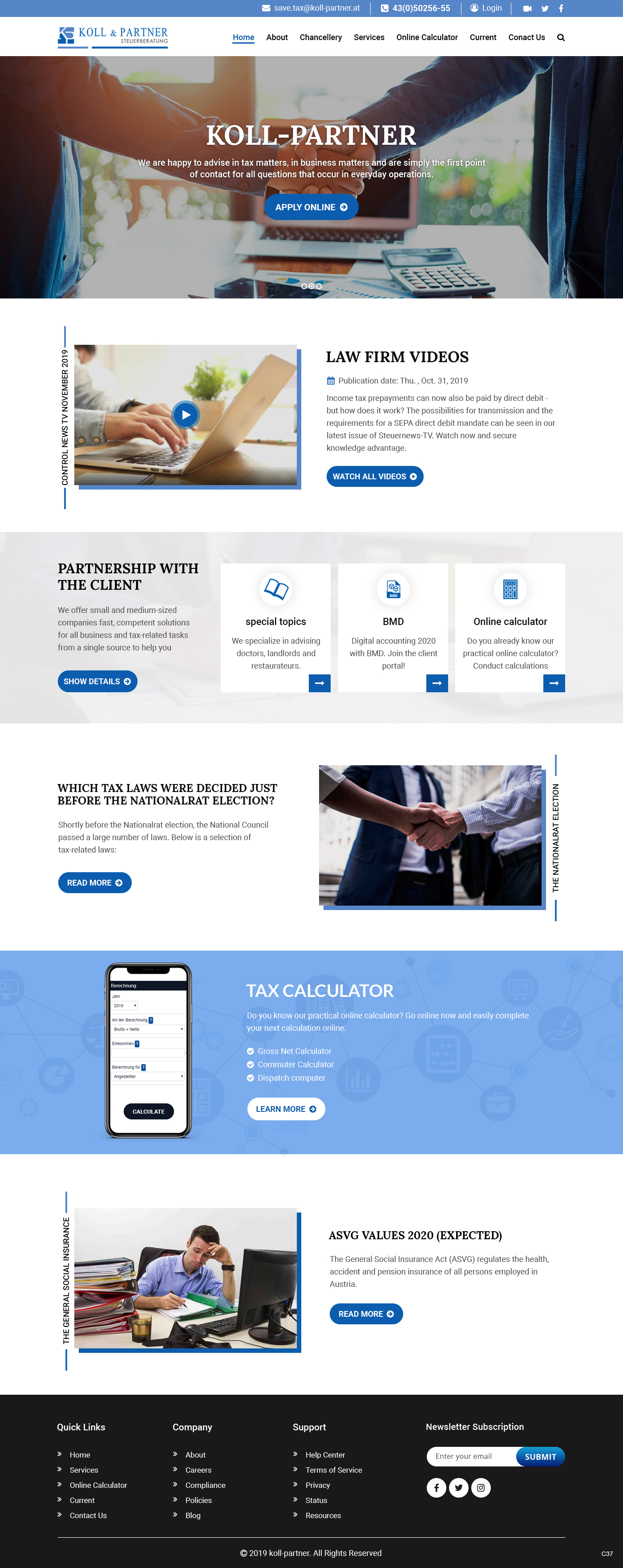 Web Design by pb for KOLL & PARTNER  | Design #23053632