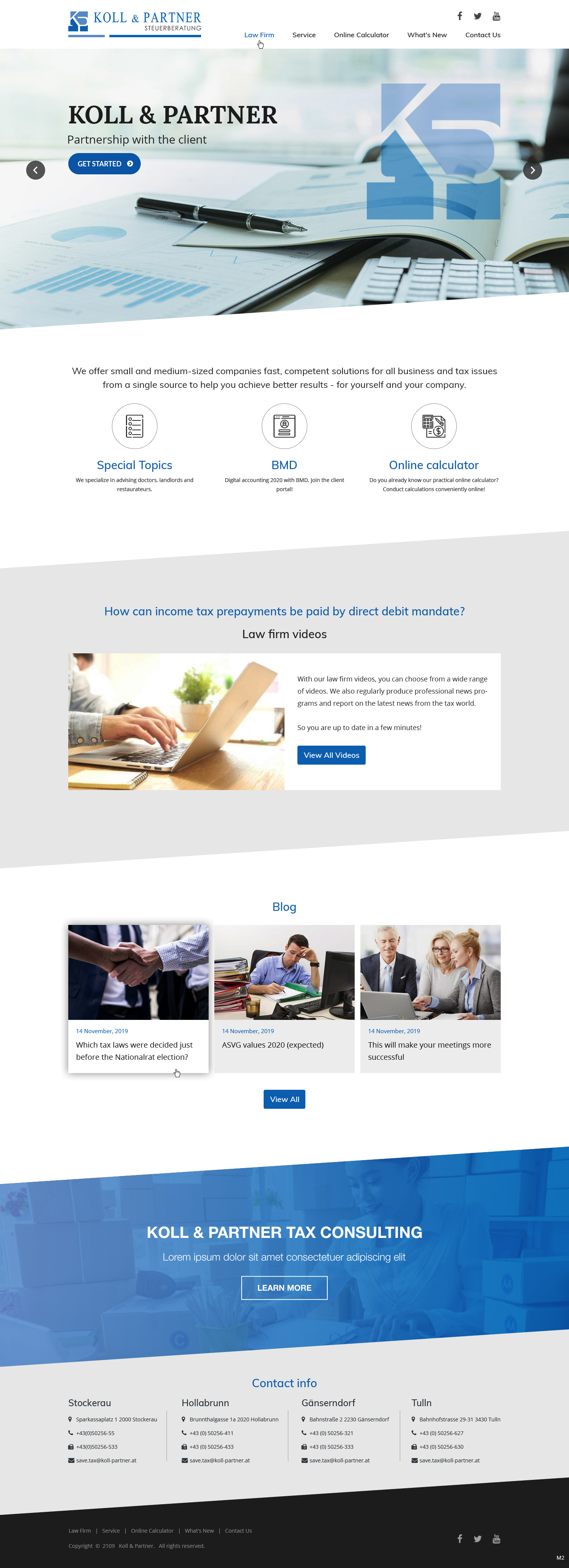 Web Design by pb for KOLL & PARTNER  | Design #23060331
