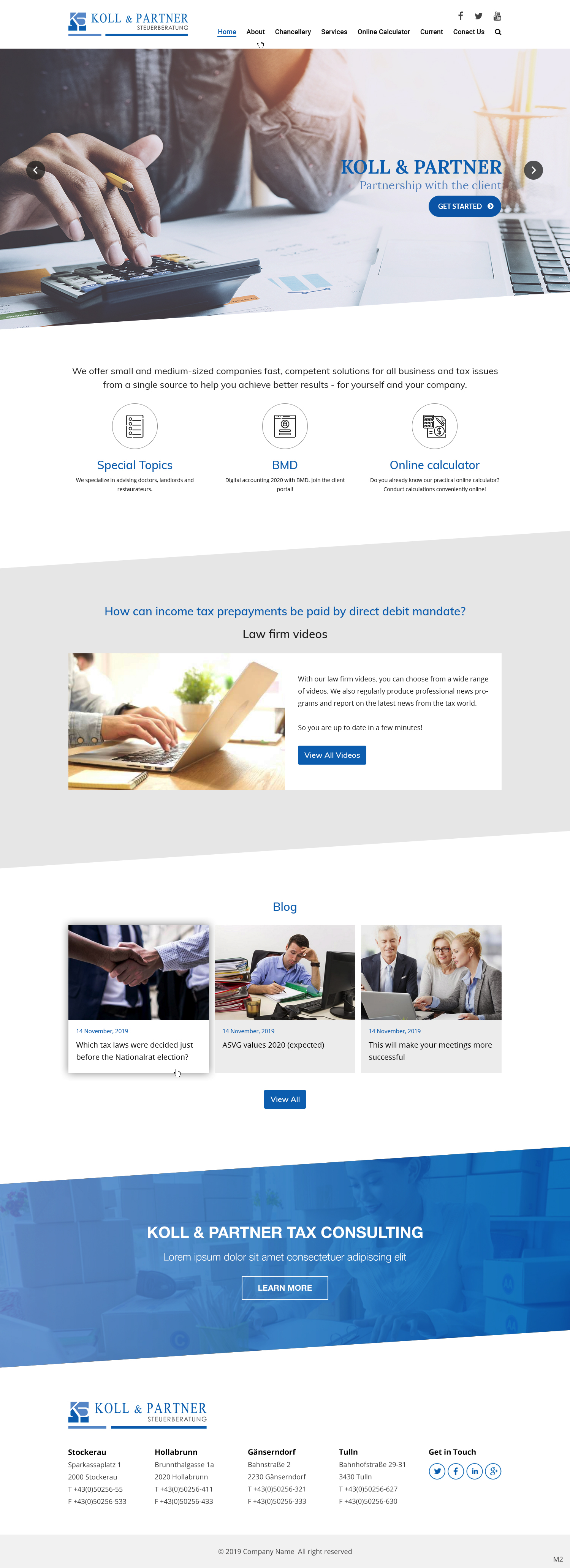Web Design by pb for KOLL & PARTNER  | Design #23071882